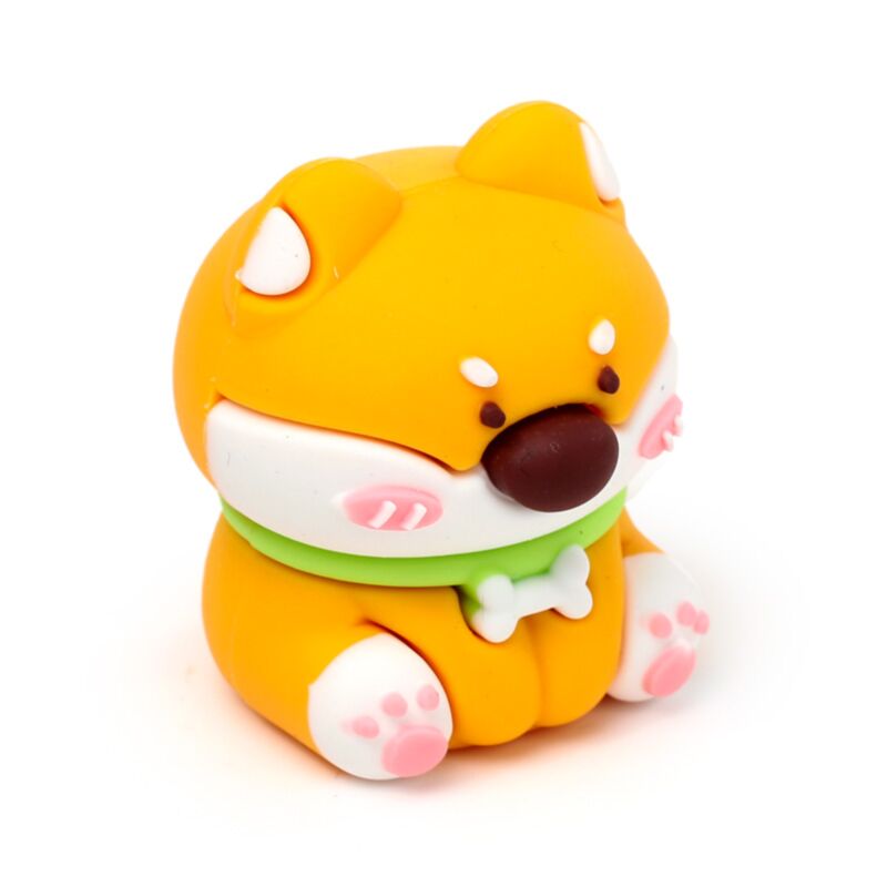 Gomme taille-crayon 2 en 1 chien mignon