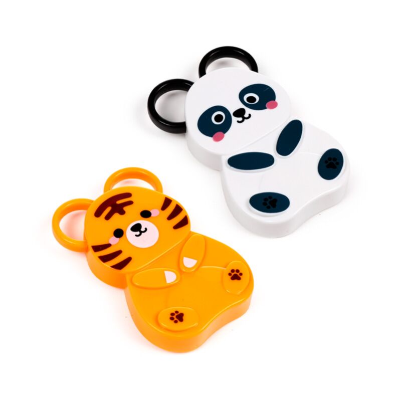 Ciseaux pour enfants animaux sauvages Adoramals dans un support magnétique