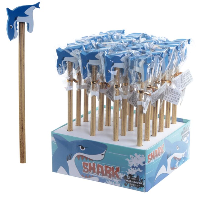 Requin - crayon gomme