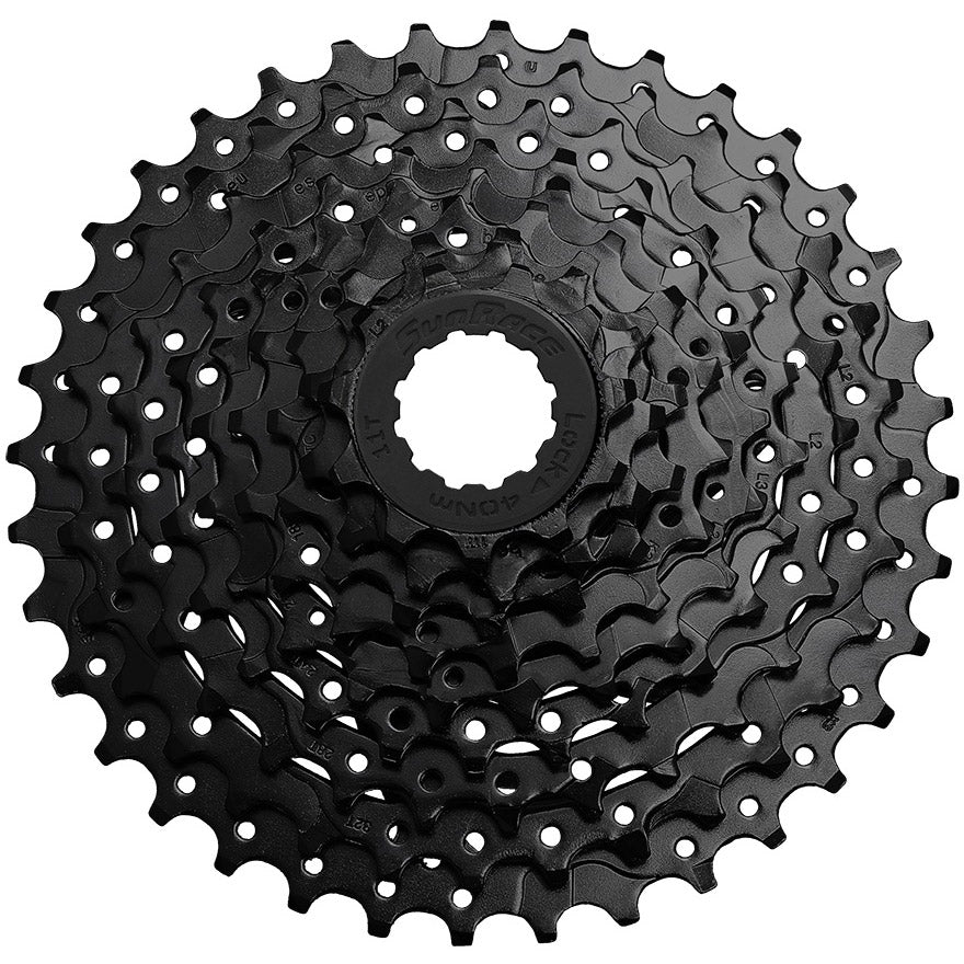 Cassette sunrace supérieure csu9300 9aw 9v 11-36t noir