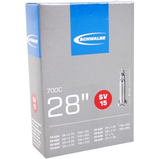 Schwalbe Inner Tube DV15 28 pouces Race 18 25-622 DV 40 mm