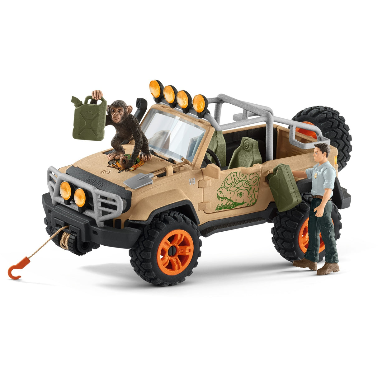 Schleich Wild Life SUV 4x4 avec LIER 42410