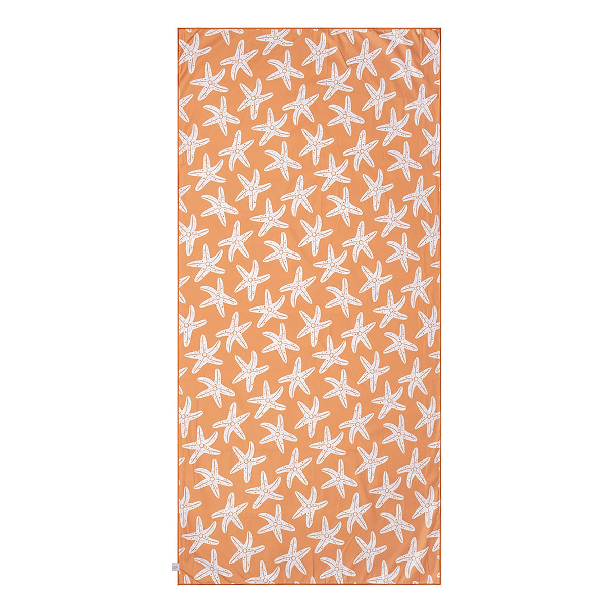Étoile de mer | serviette microfibre orange 180 x 90 cm