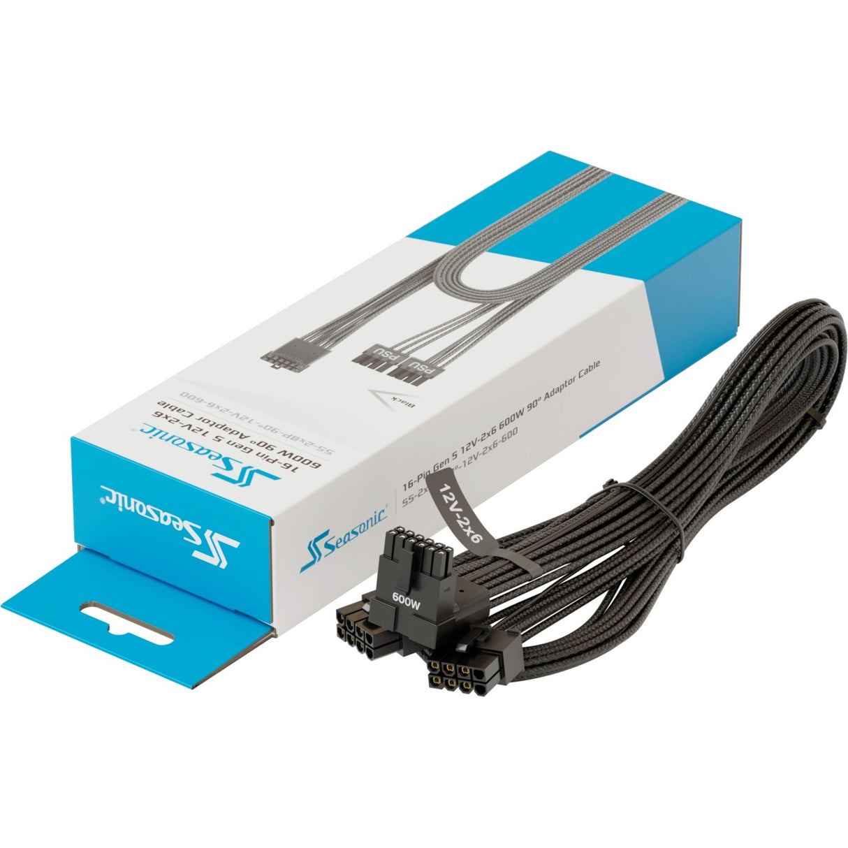 Câble Adaptateur Seasonic Gen 5 SS-2x8P 90°-12V-2x6-600