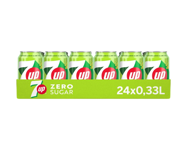 Canette Seven Up gratuite (24x 33cl)