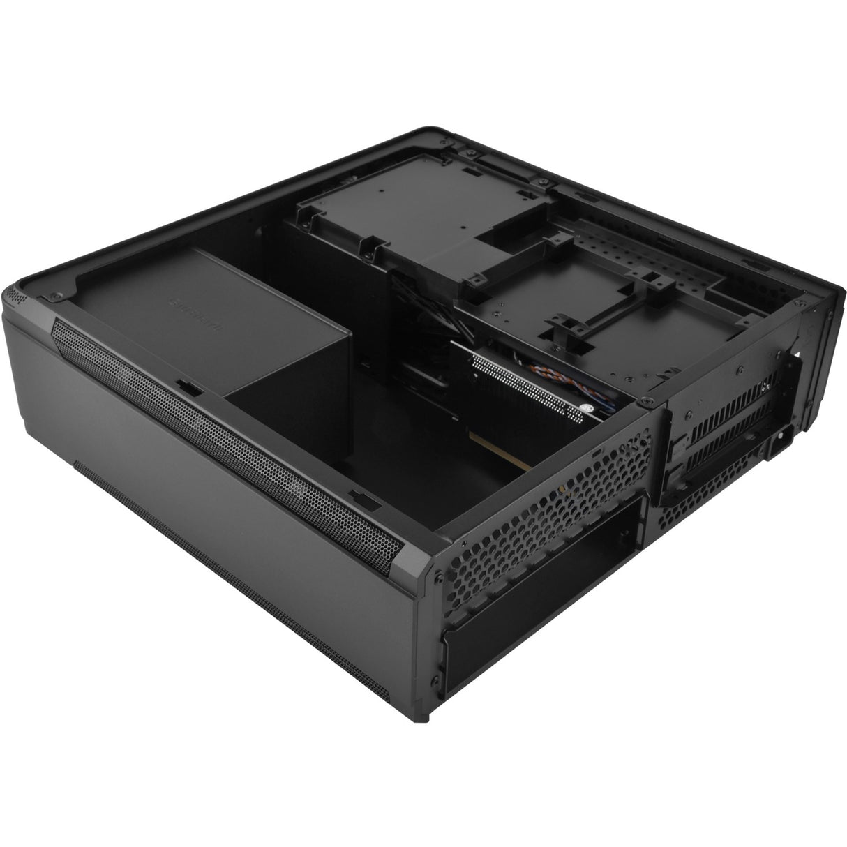 Silverstone sst-ftz01b-e boîtier de bureau (noir | 2x USB-A)