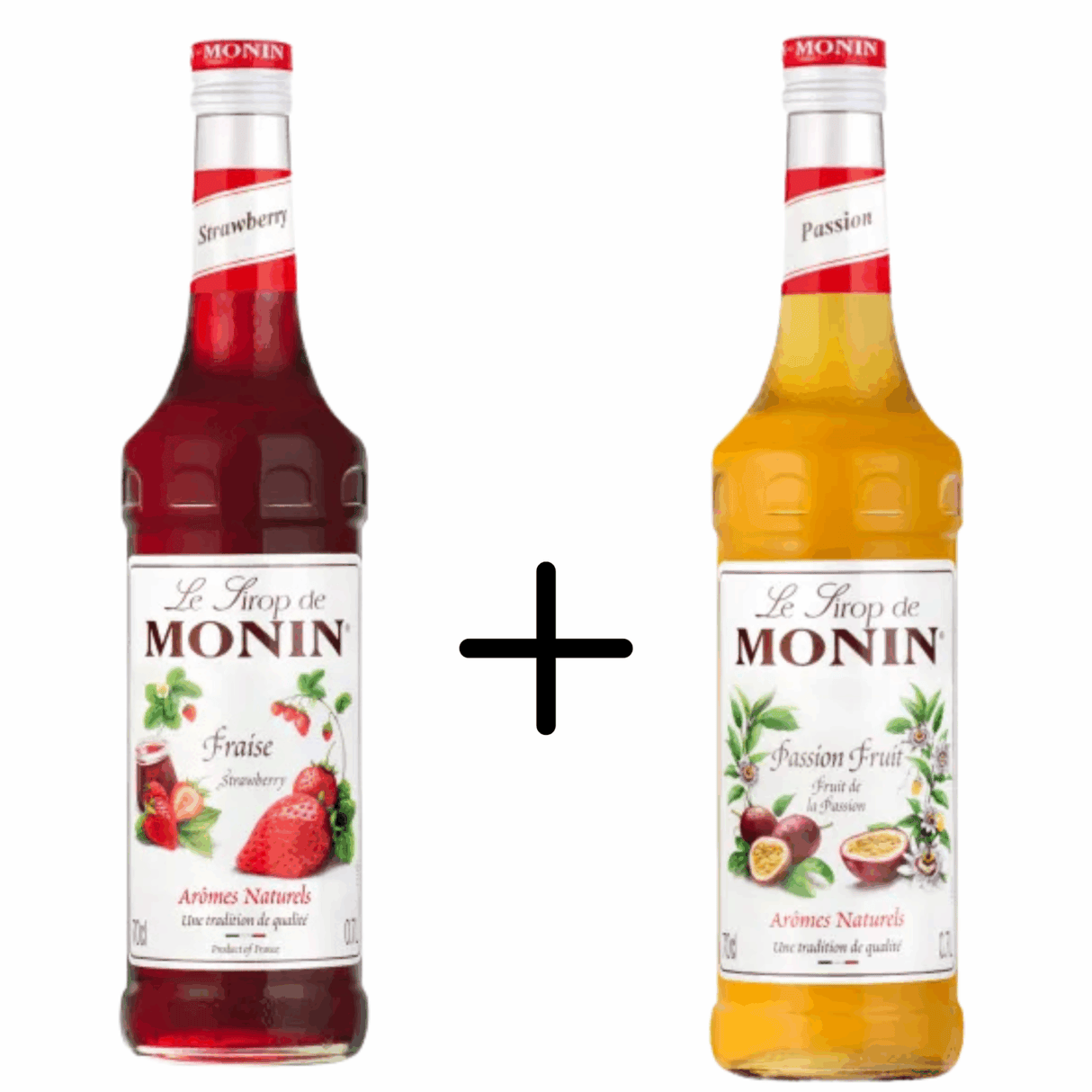 Sirop Monin fraise fraise + fruit de la passion
