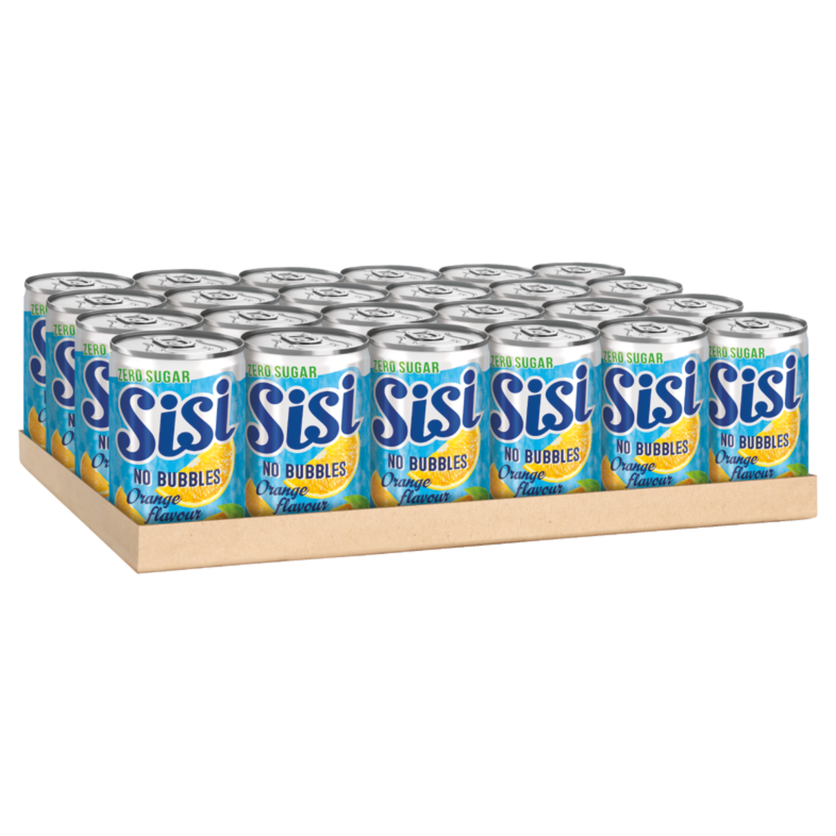 Sisi no bubbles 0% canette orange (24x 15cl)