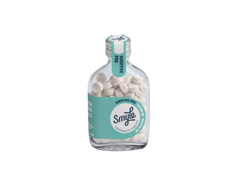 Smyle pastilles de dentifrice sensibles pro - recharge 65 pcs. - avec du fluor