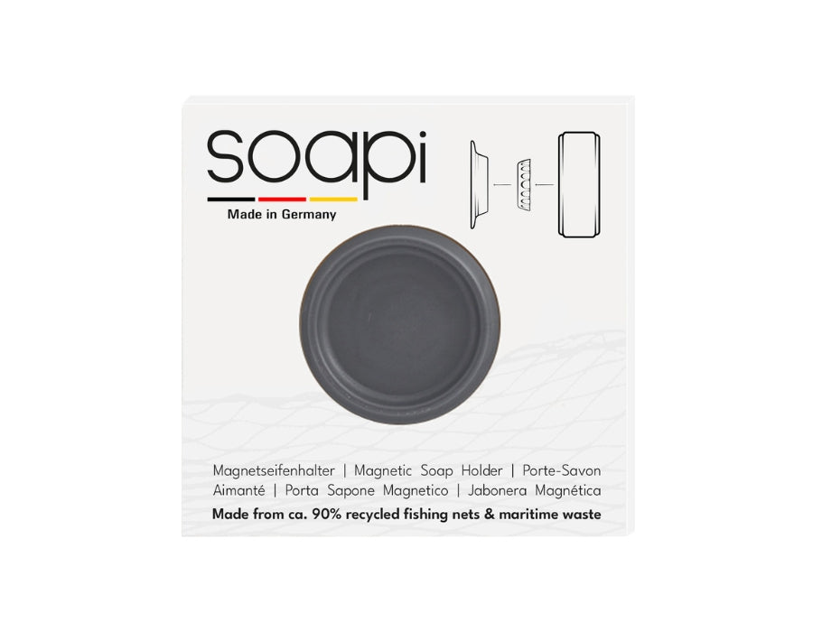 Porte-savon magnétique Soapi - gris foncé