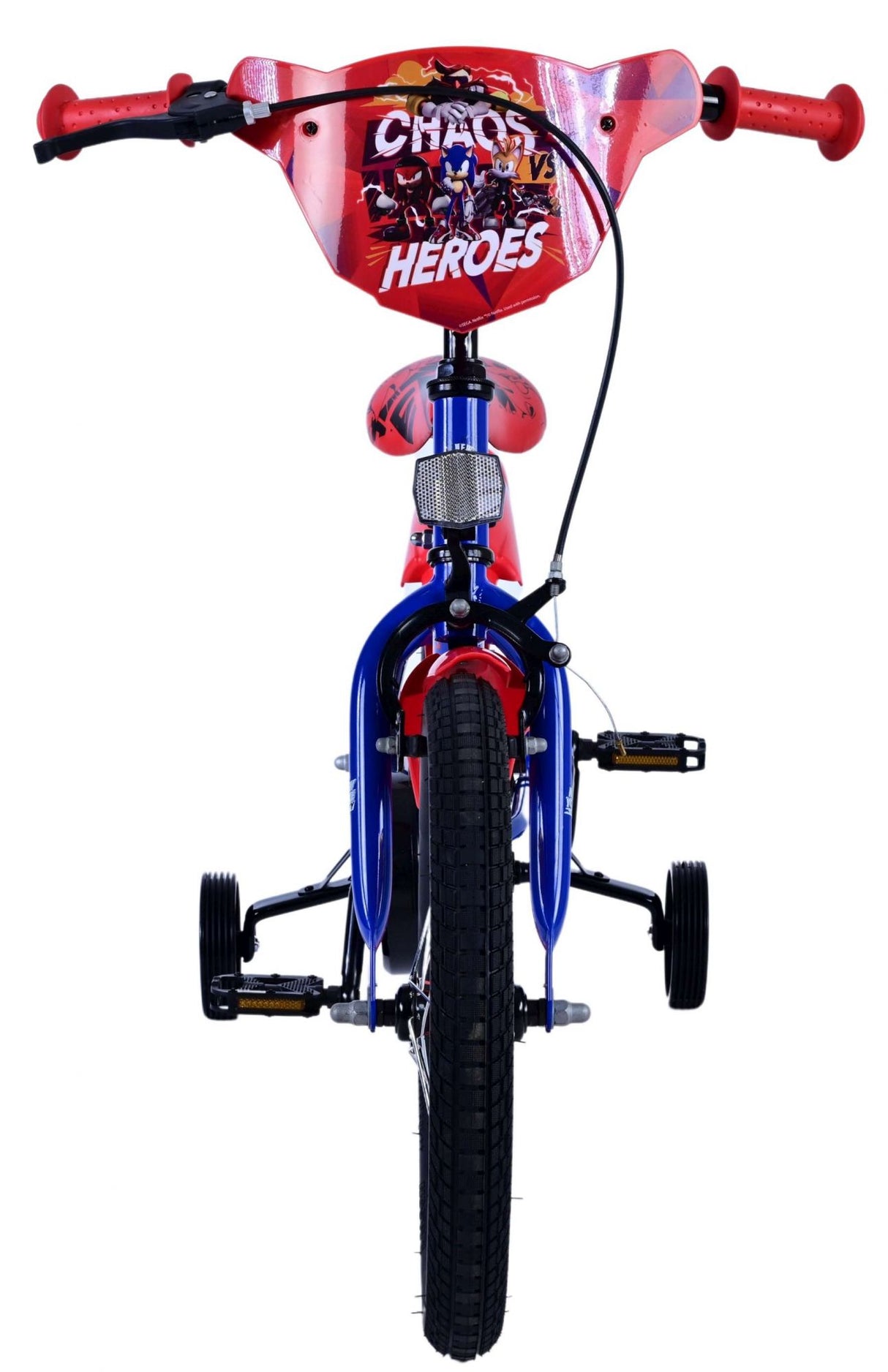 SONIC Prime Children's Bicycle - Boys - 16 pouces - rouge bleu