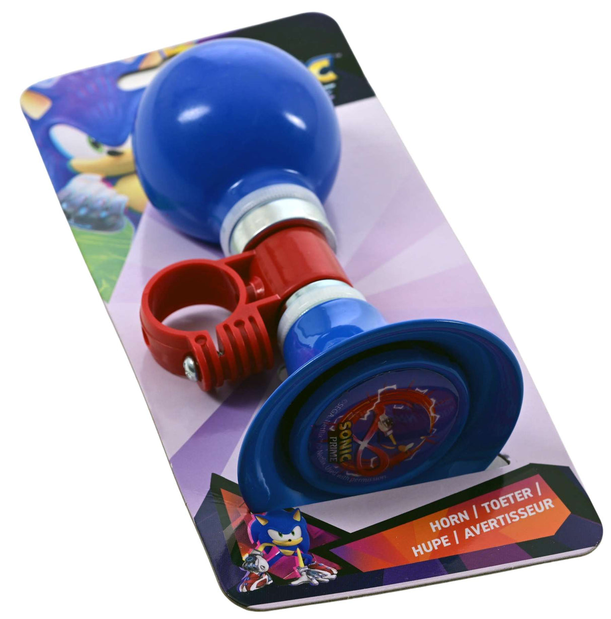 Klaxon de vélo Volare Sonic Prime - garçons - rouge bleu