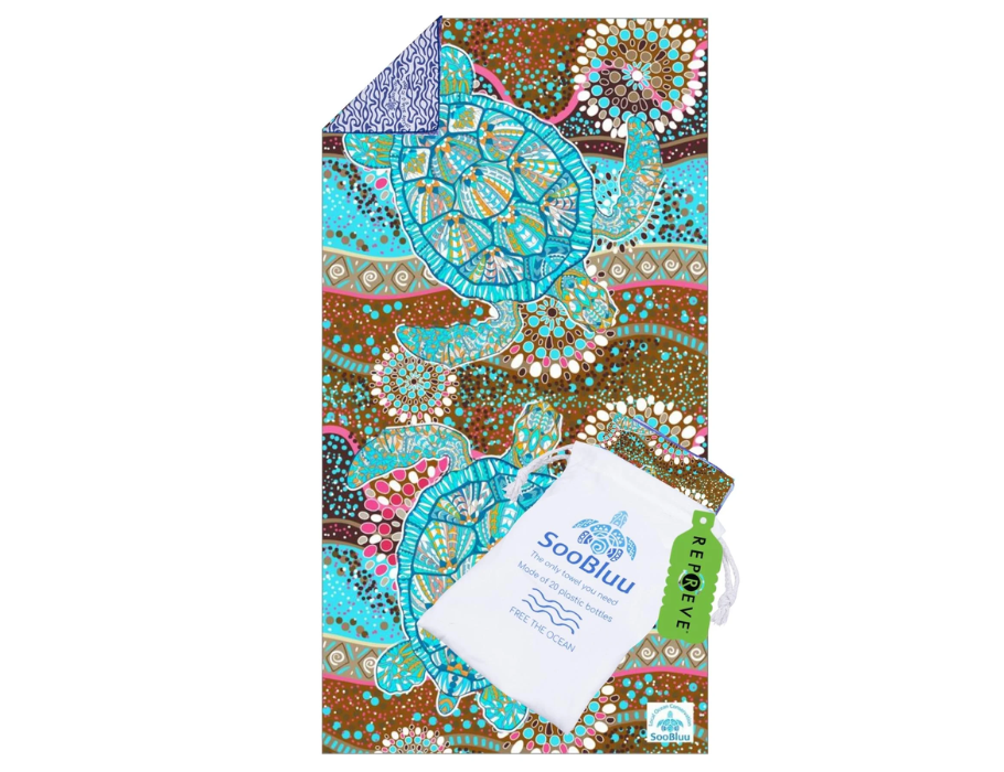 Soobluu Beach Towel XL - Turtle - 100x190cm