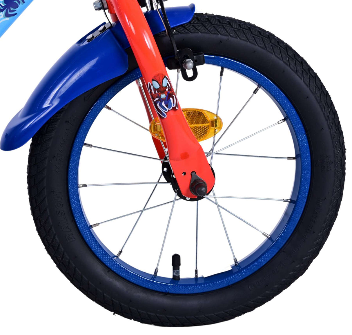 Spidey Children's Bicycle - Boys - 14 pouces - Bleu - deux freins à main