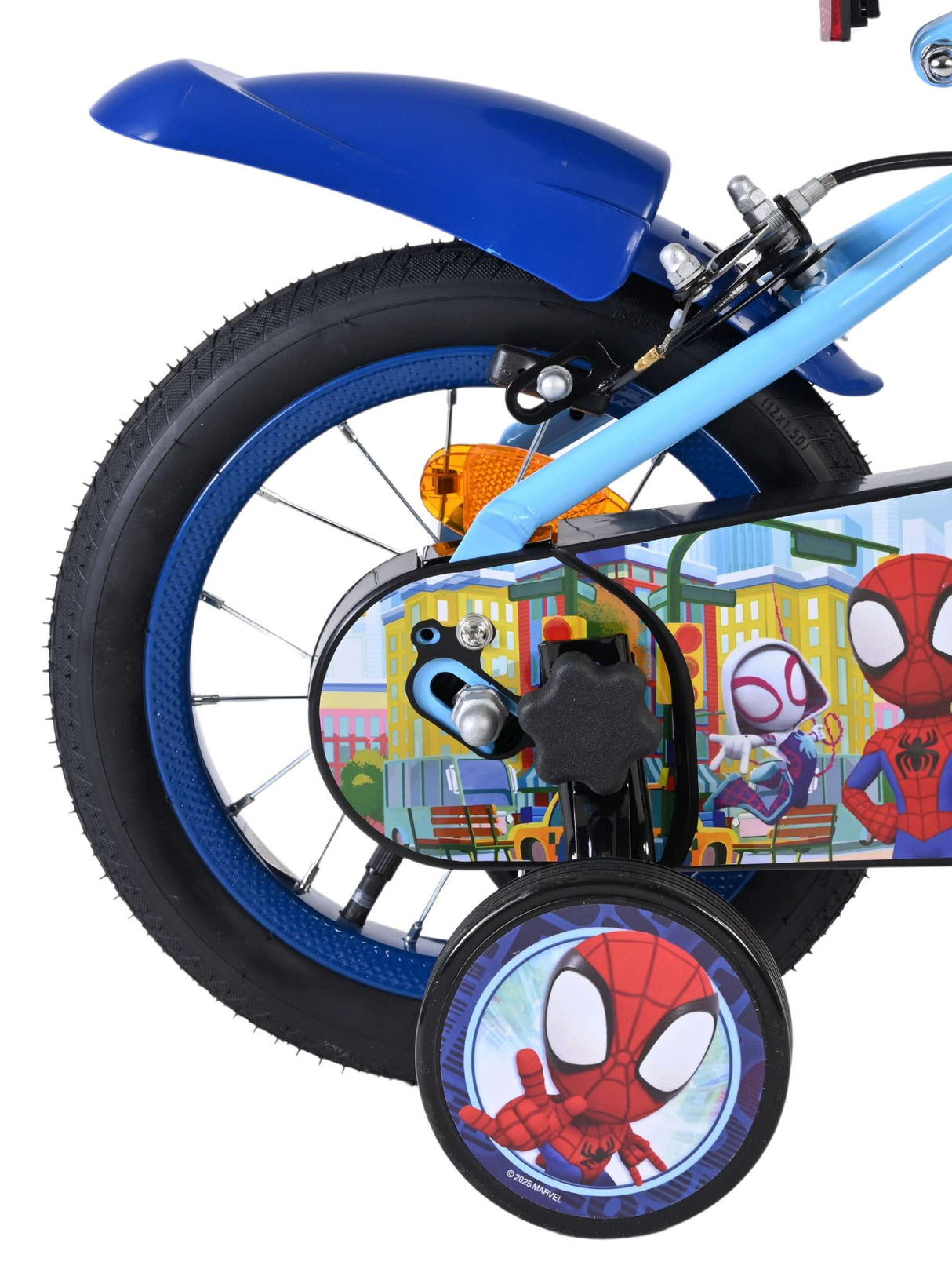 Vélo pour enfants Spidey et seine tollen freunde spidey - garçons - 12 pouces - bleu - deux freins à main