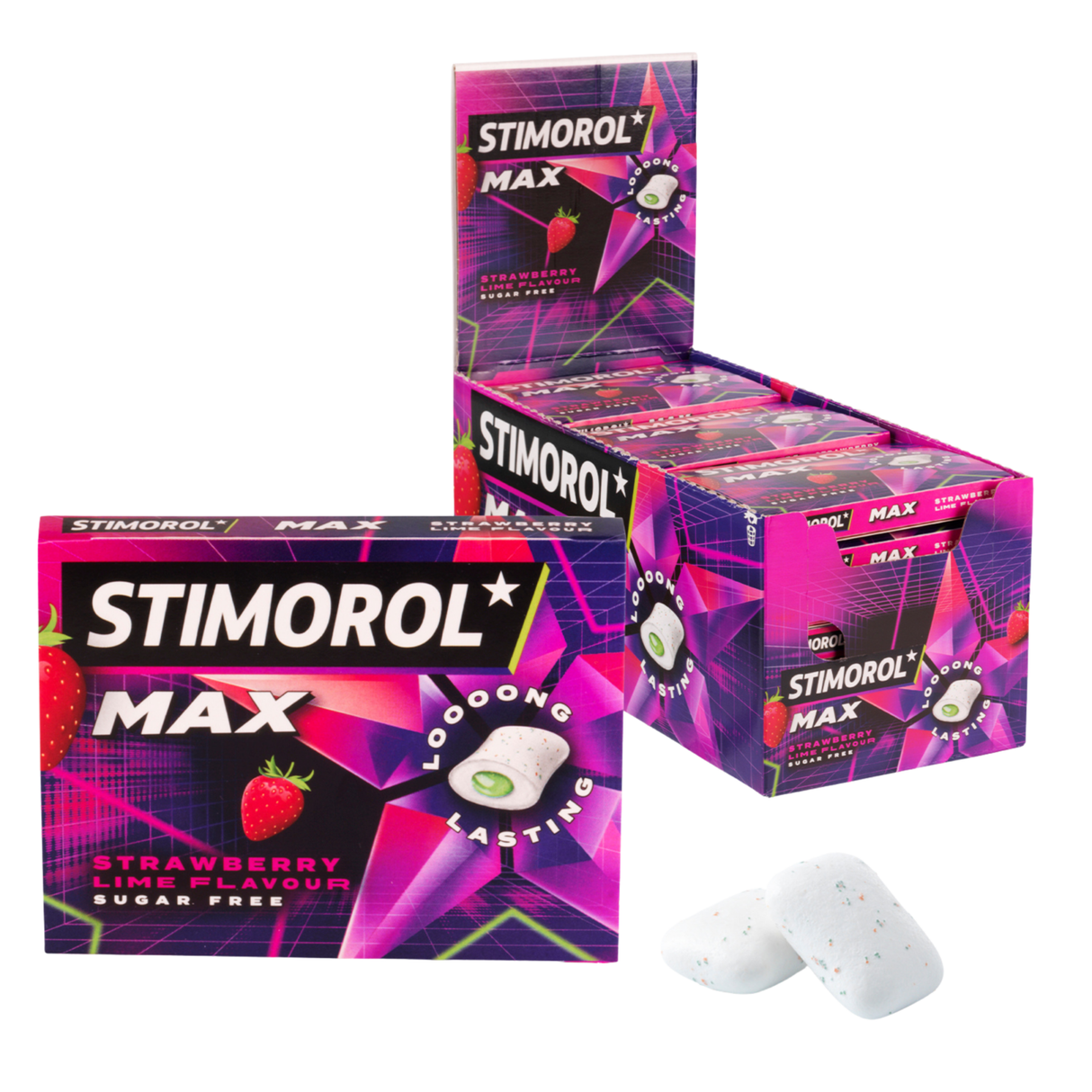 Stimorol max fraise citron vert (21x 20gr)