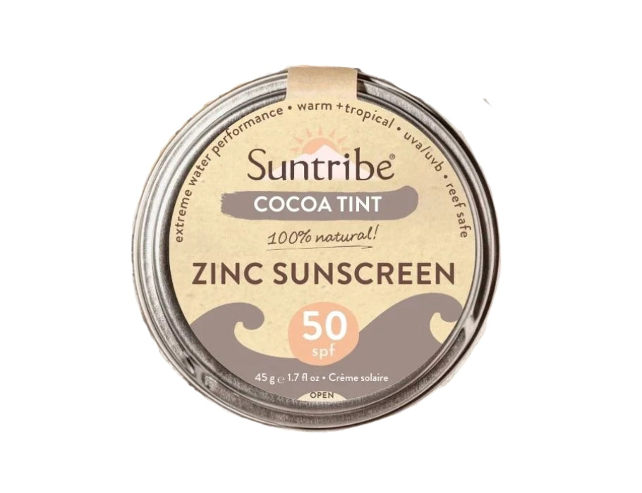 Crème solaire Suntribe - visage sport - spf 50 - teinte boue - 45 gr