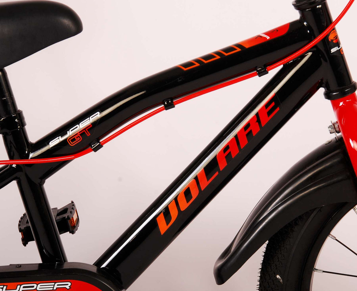 Volare Super GT Vélo pour enfants Garçons 16 pouces Rouge Deux freins à main
