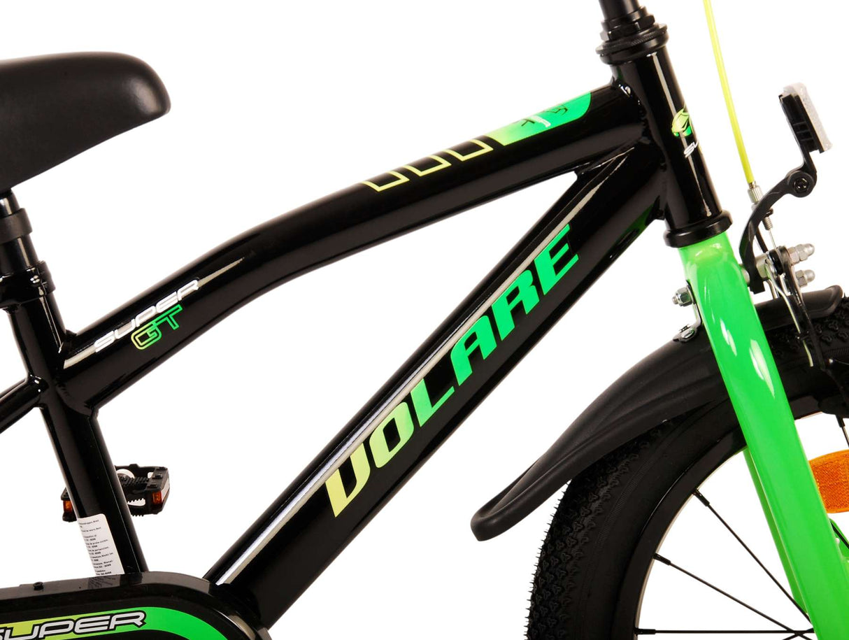 Volare Super GT Children's Bike - Boys - 16 pouces - vert