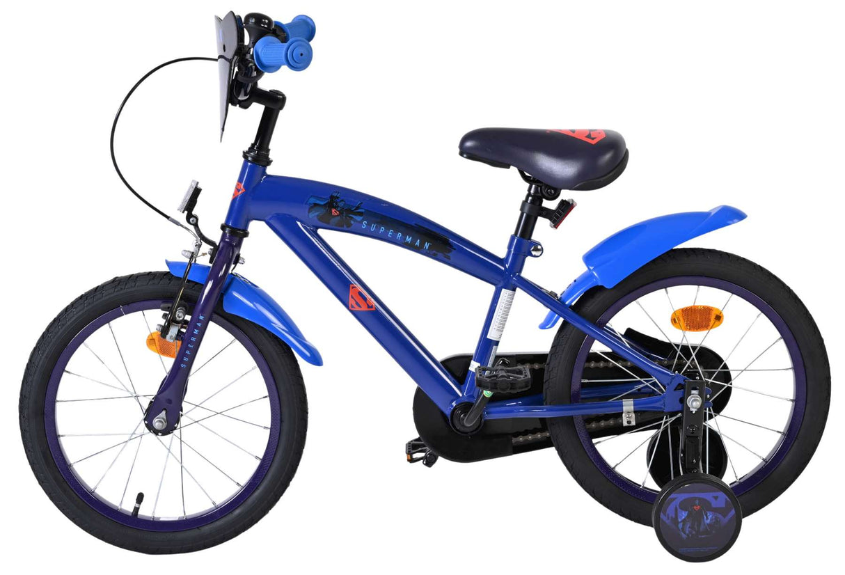 Vélo pour enfants Superman - garçons - 16 pouces - bleu