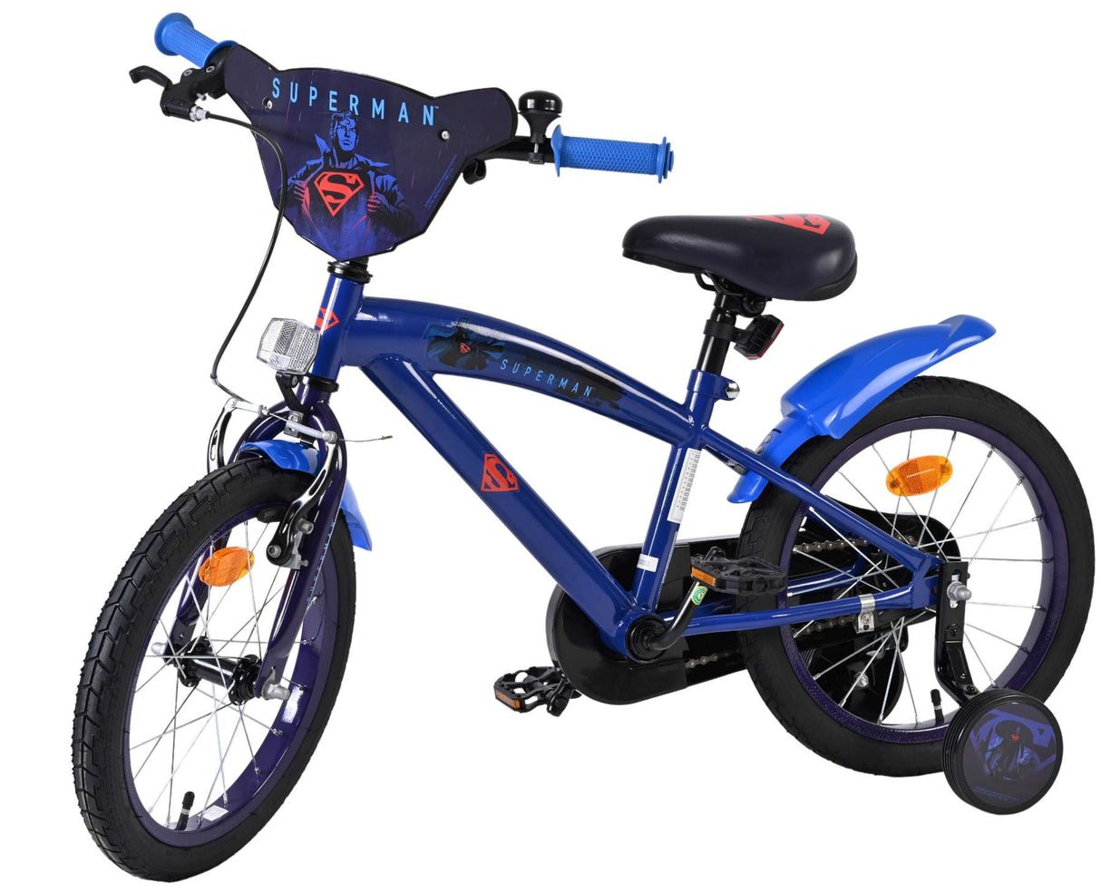 Vélo pour enfants Superman - garçons - 16 pouces - bleu