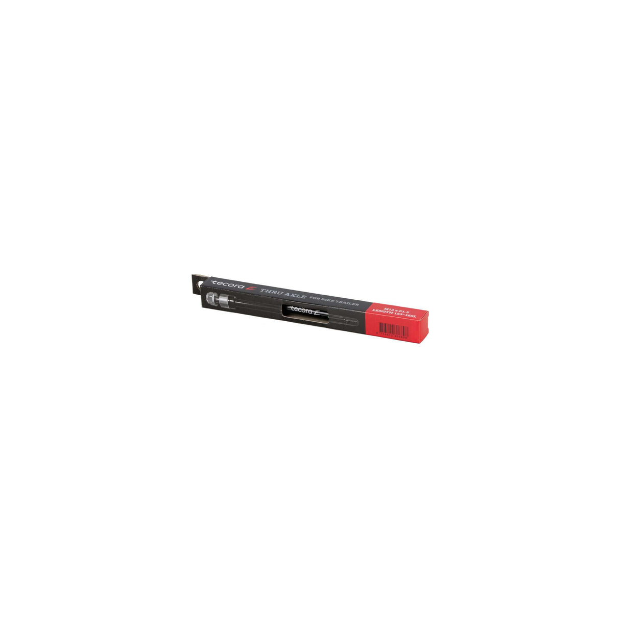 Remorque de vélo Tecora e à axe traversant m12 x p1,5 longueur 153 ~ 165 mm
