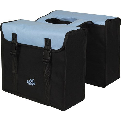Sac double Greenlands 34l noir bleu clair
