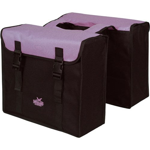 Sac double Greenlands 34l noir lilas