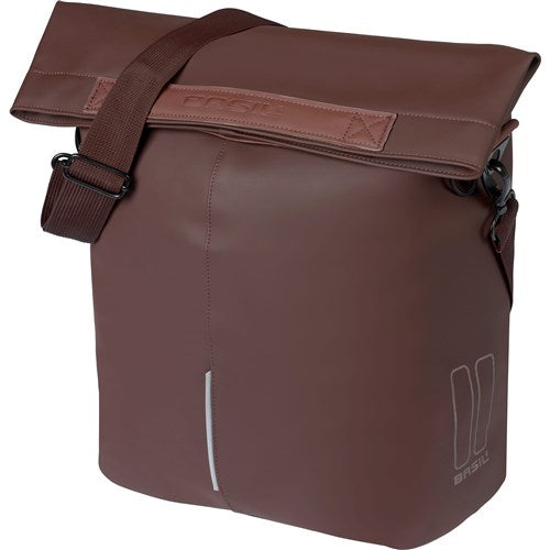Basil City Bicycle Shopper Vegan Le cuir, brun rôti