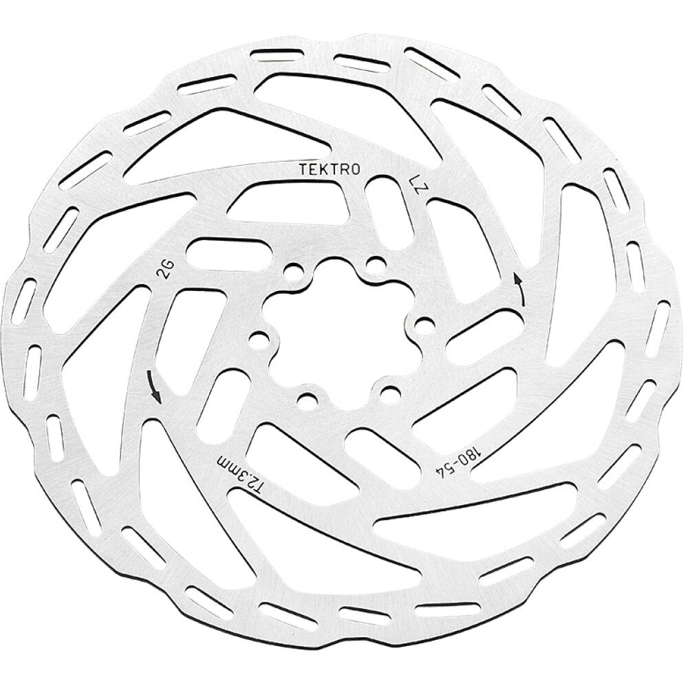 Disque de frein à disque Tektro tr180-54 ø180x2,3mm, argent