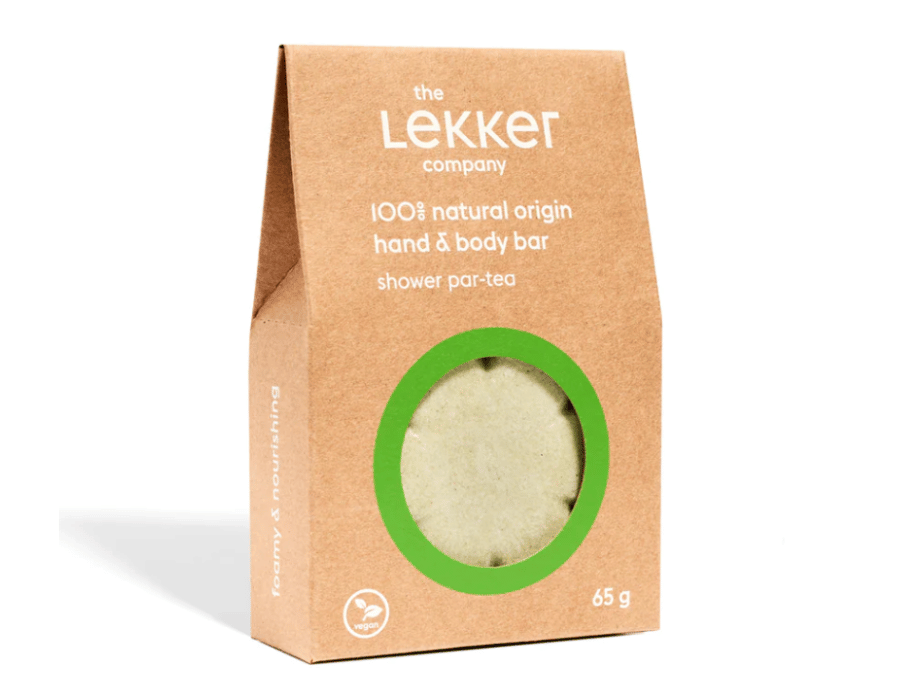 The Lekker Company Natural Hand Body Bar - douche par -tea
