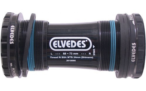 Joueur essieu Elvedes Shimano MTB ATB 24 mm noir