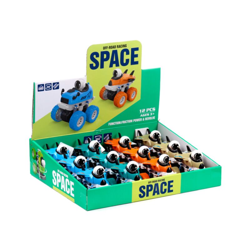 Jouet d'action push-pull à friction pour voyage dans l'espace