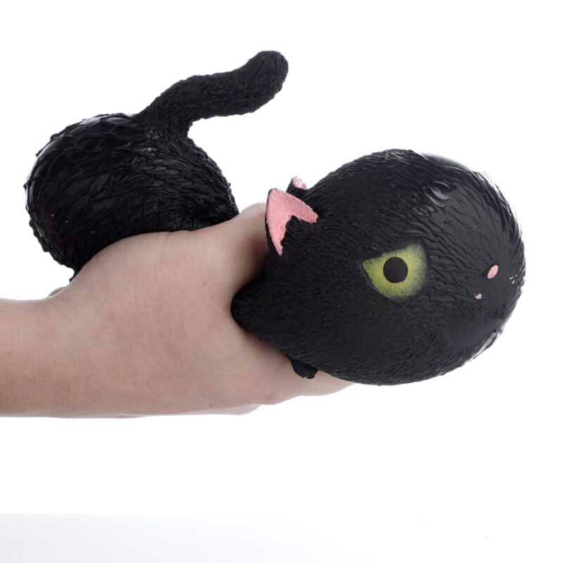 Chat jouet à presser pour enfants