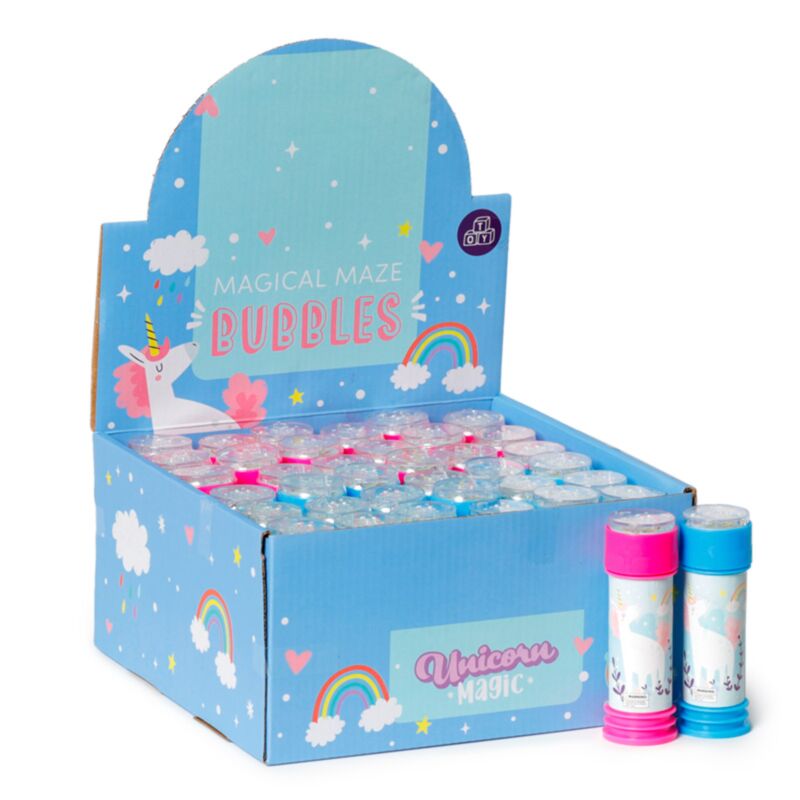 Souffleur de bulles avec labyrinthe magique licorne
