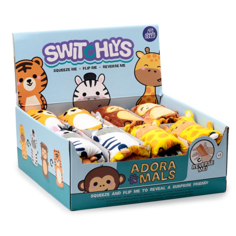 Switchlys Adoramals Zèbre Girafe Tigre Singe Jouet