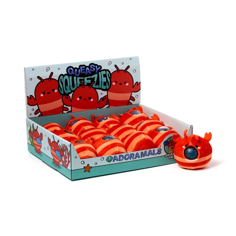 Queasy Squeezies Adoramals Jouet à presser pour homard