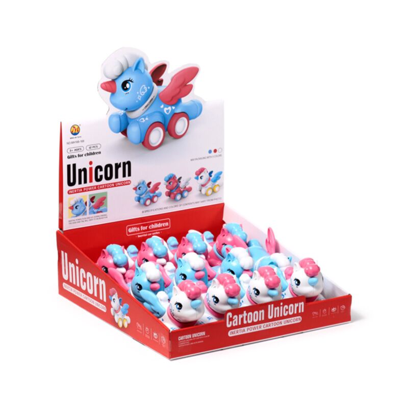 Jouet d'action licorne ailée Press Go