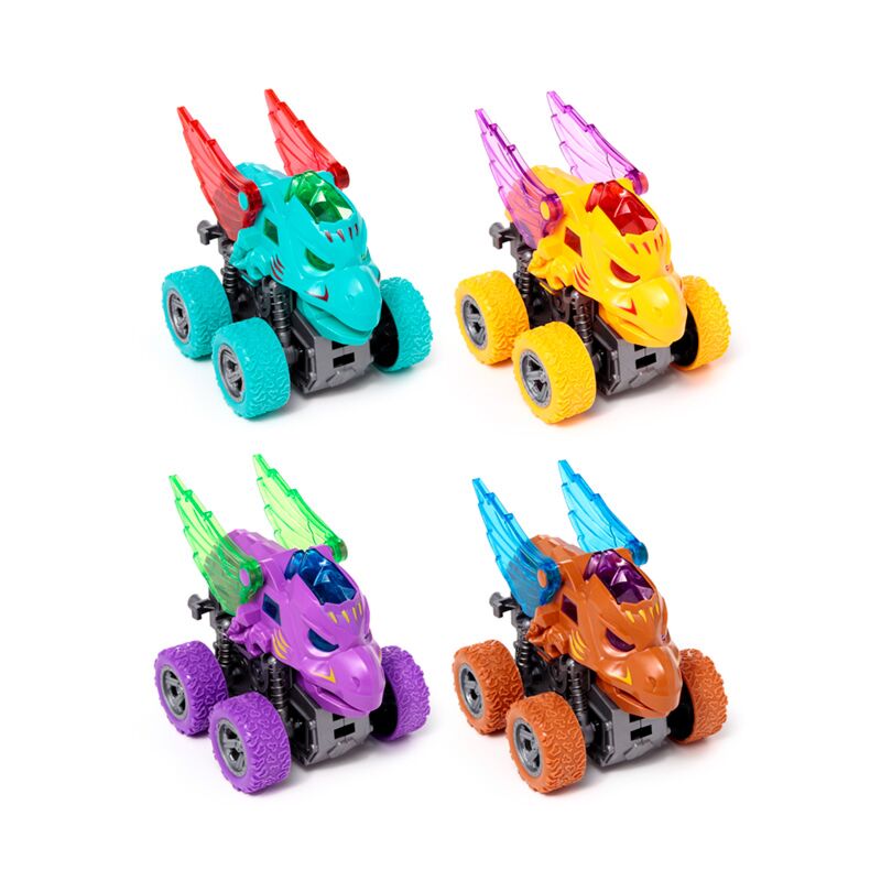 Jouets d'action de camion de cascade de tête d'aigle hors route mené
