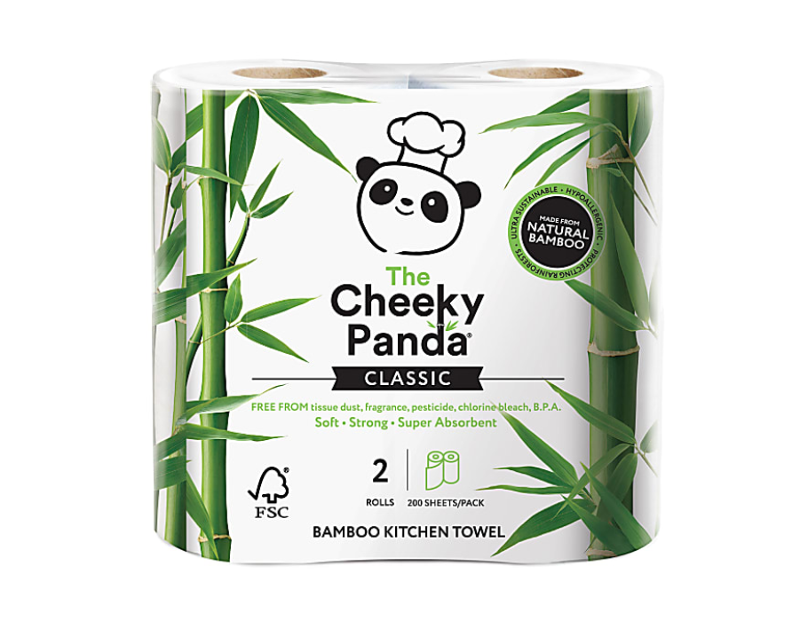 Le papier de cuisine panda effronté - FSC Bamboo - 2 -laags - 2e