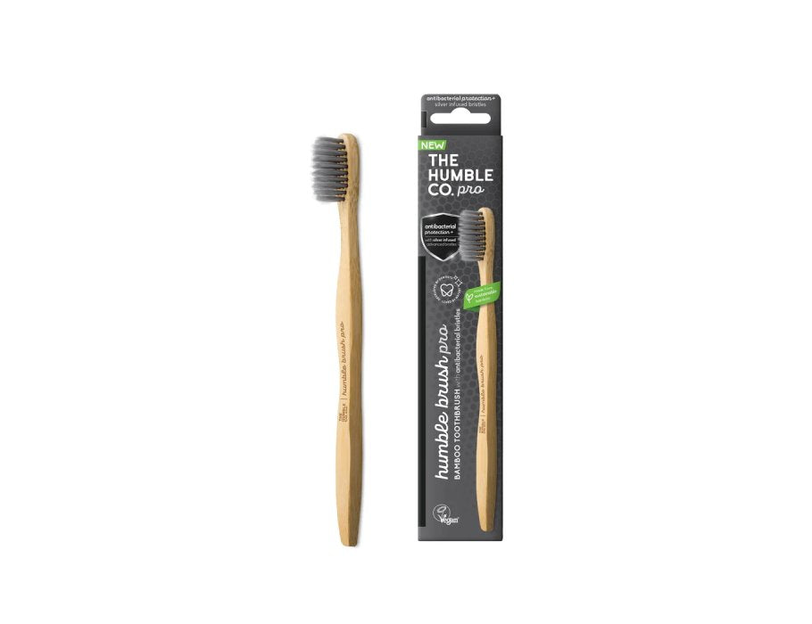 La humble co. brosse à dents bambou - pro - argent
