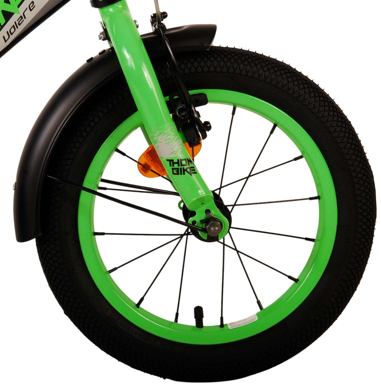 Volare Thombike Children's Bicycle - Boys - 14 pouces - vert noir