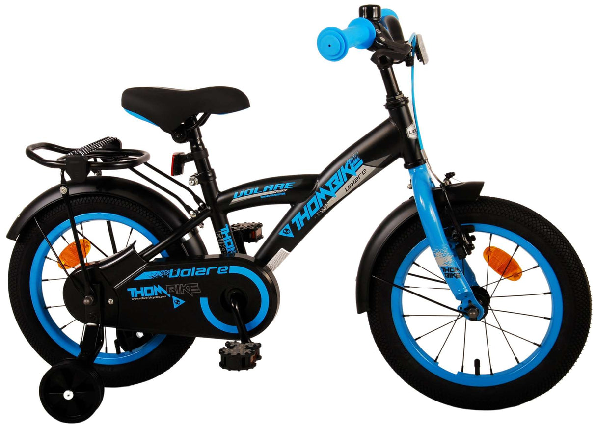 Volare Thombike Children's Bike - Boys - 14 pouces - Bleu noir