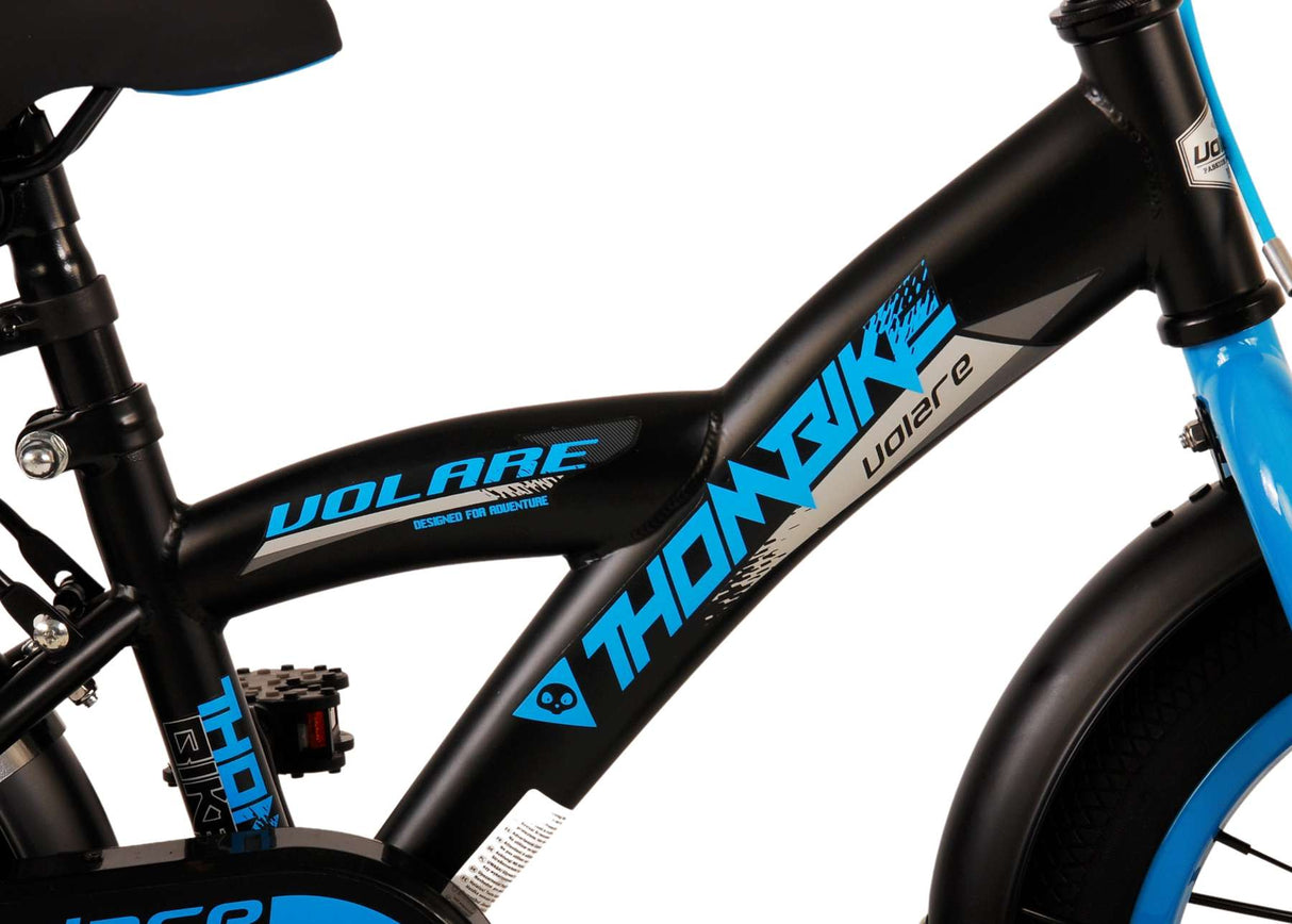 Volare Thombike Children's Bike - Boys - 14 pouces - Bleu noir