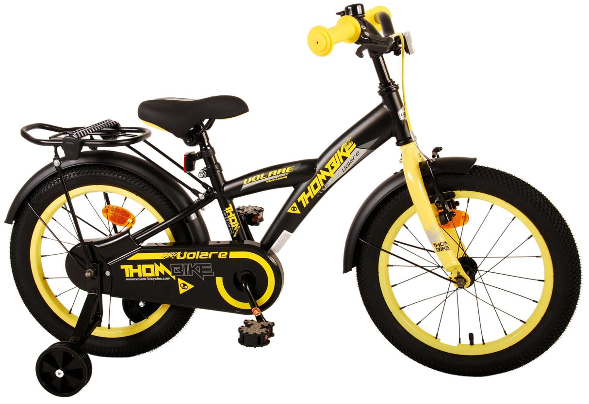 Volare Thombike Children's Bicycle - Boys - 16 pouces - Jaune noir