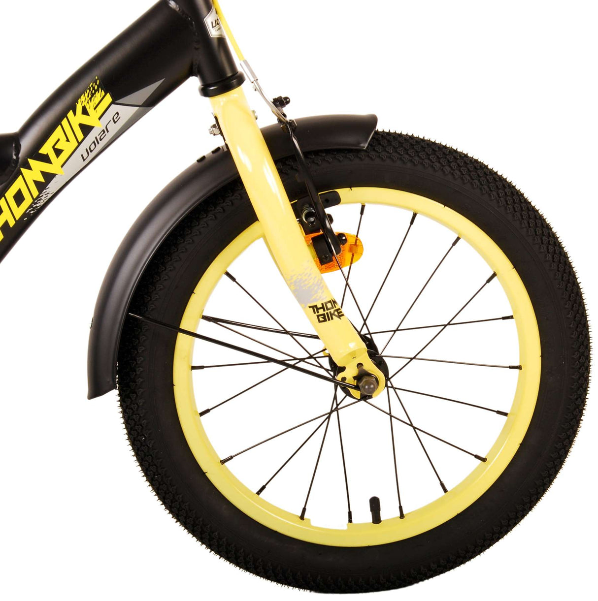 Volare Thombike Children's Bicycle - Boys - 16 pouces - Jaune noir