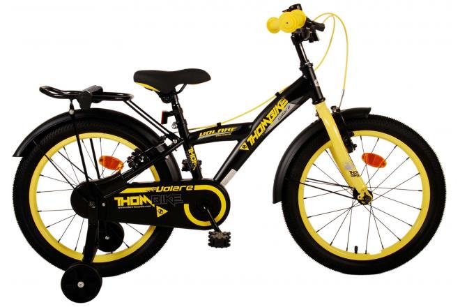 Volare Thombike Children's Bike Boys 18 pouces Black jaune deux main freins