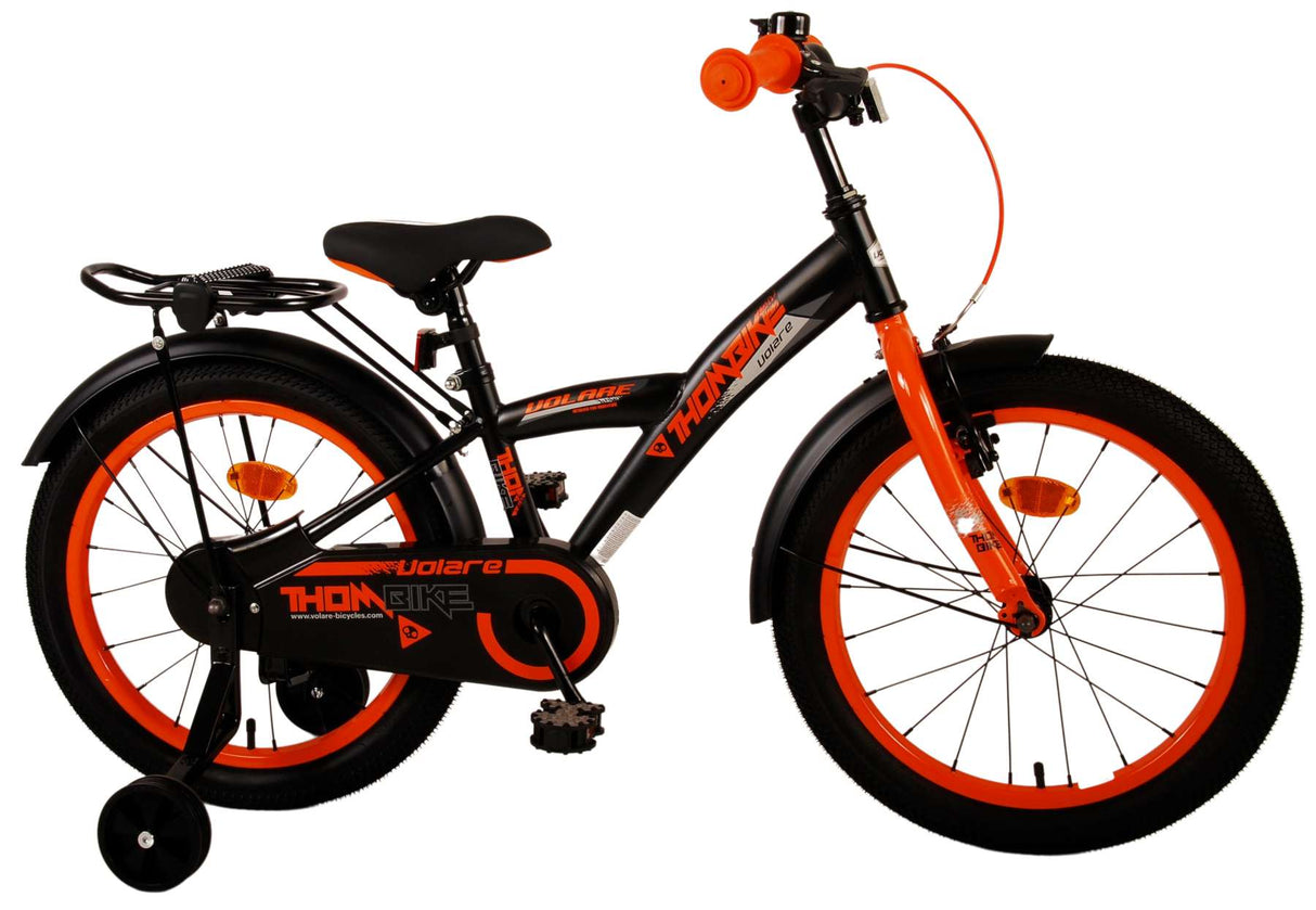 Volare Thombike Children's Bike Boys 18 pouces Black Orange