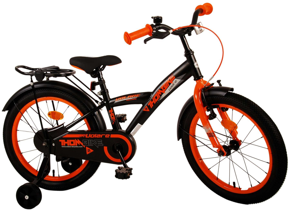 Volare Thombike Children's Bike Boys 18 pouces Black Orange
