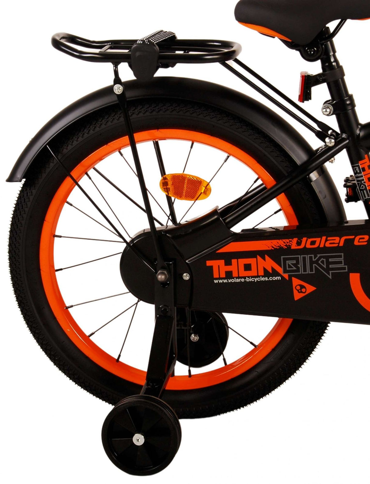 Volare Thombike Children's Bike Boys 18 pouces Black Orange